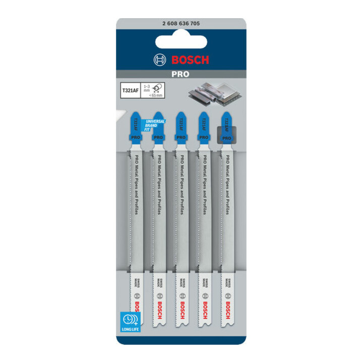 Bosch decoupeerzaagblad T 321 AF, Speed for Metal
