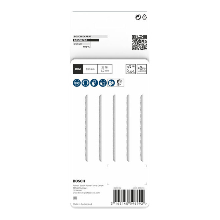 Bosch decoupeerzaagblad T 321 AF, Speed for Metal
