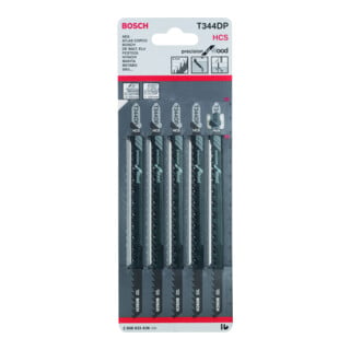 Bosch decoupeerzaagblad T 344 DP, Precision for Wood