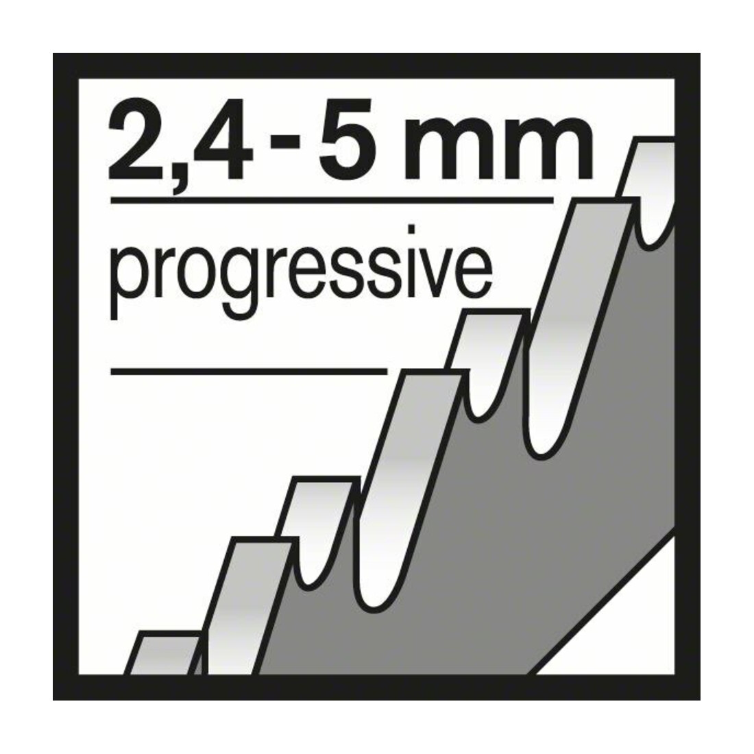 Bosch decoupeerzaagblad T 345 XF, Progressor for Wood and Metal