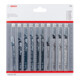 Bosch decoupeerzaagbladen set hout, 10 delig-1