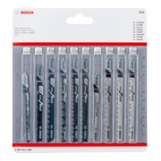 Bosch decoupeerzaagbladen set hout, 10 delig