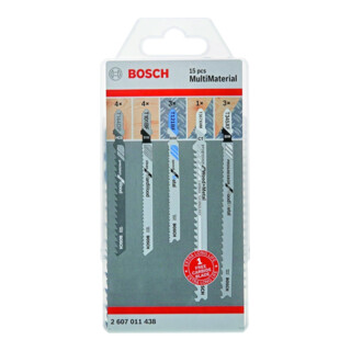 Bosch decoupeerzaagbladen-set JSB multimateriaal 15-delig
