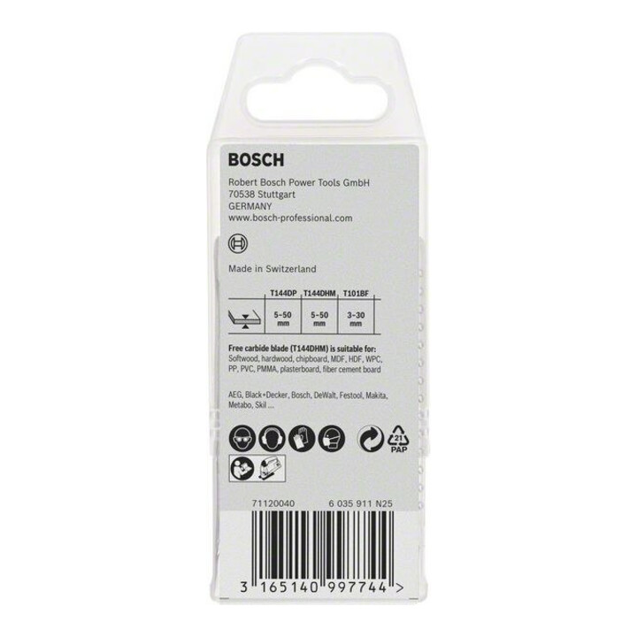 Bosch decoupeerzaagbladen set JSB Wood 15-delig