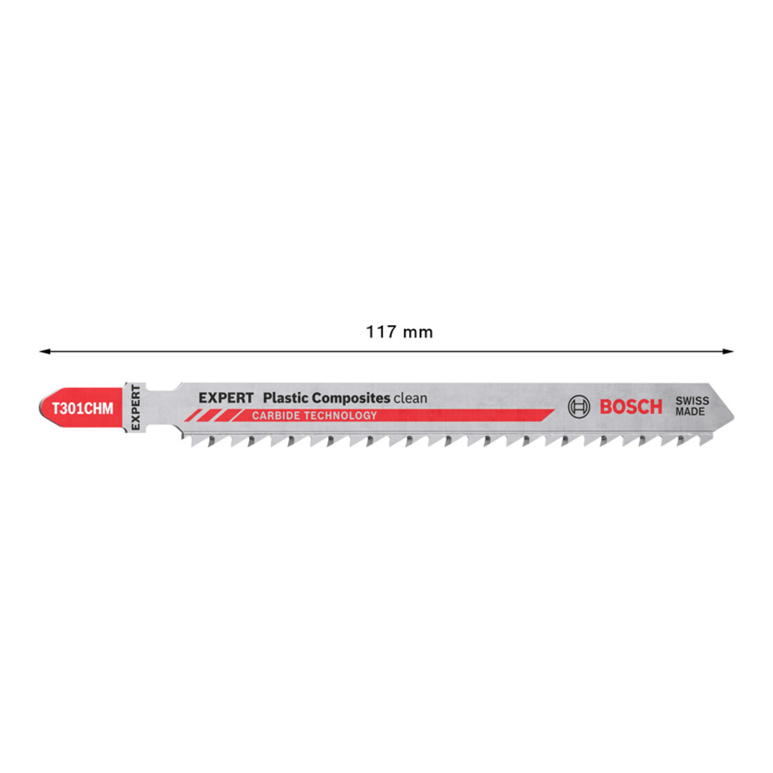 BOSCH Decoupeerzaagbladen, set, Omschrijving: T301CHM-E