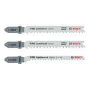 Bosch decoupeerzaagbladen-set Special for Laminate 3-delige enkele nokschacht