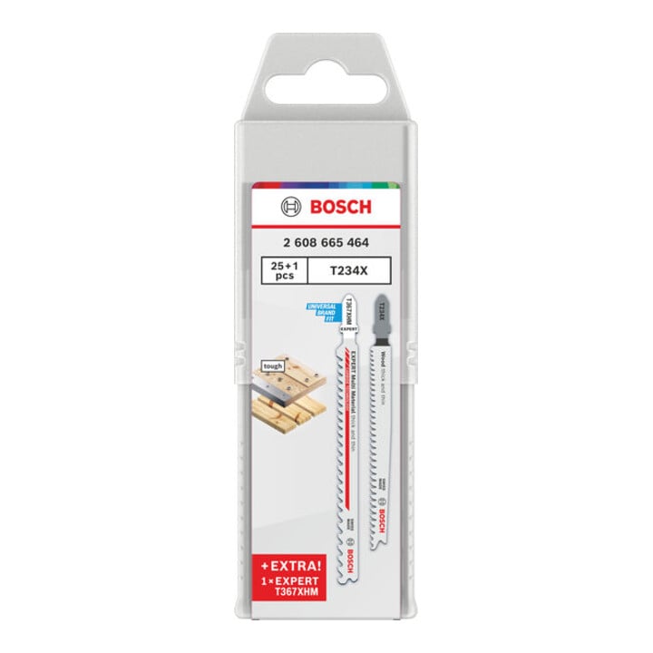 Bosch Decoupeerzaagbladen Set T234X+EXPERT T367XHM 26-dlg Multi Material