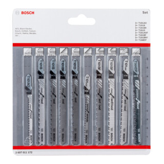 Bosch decoupeerzaagset Clean Precision 10 stuks