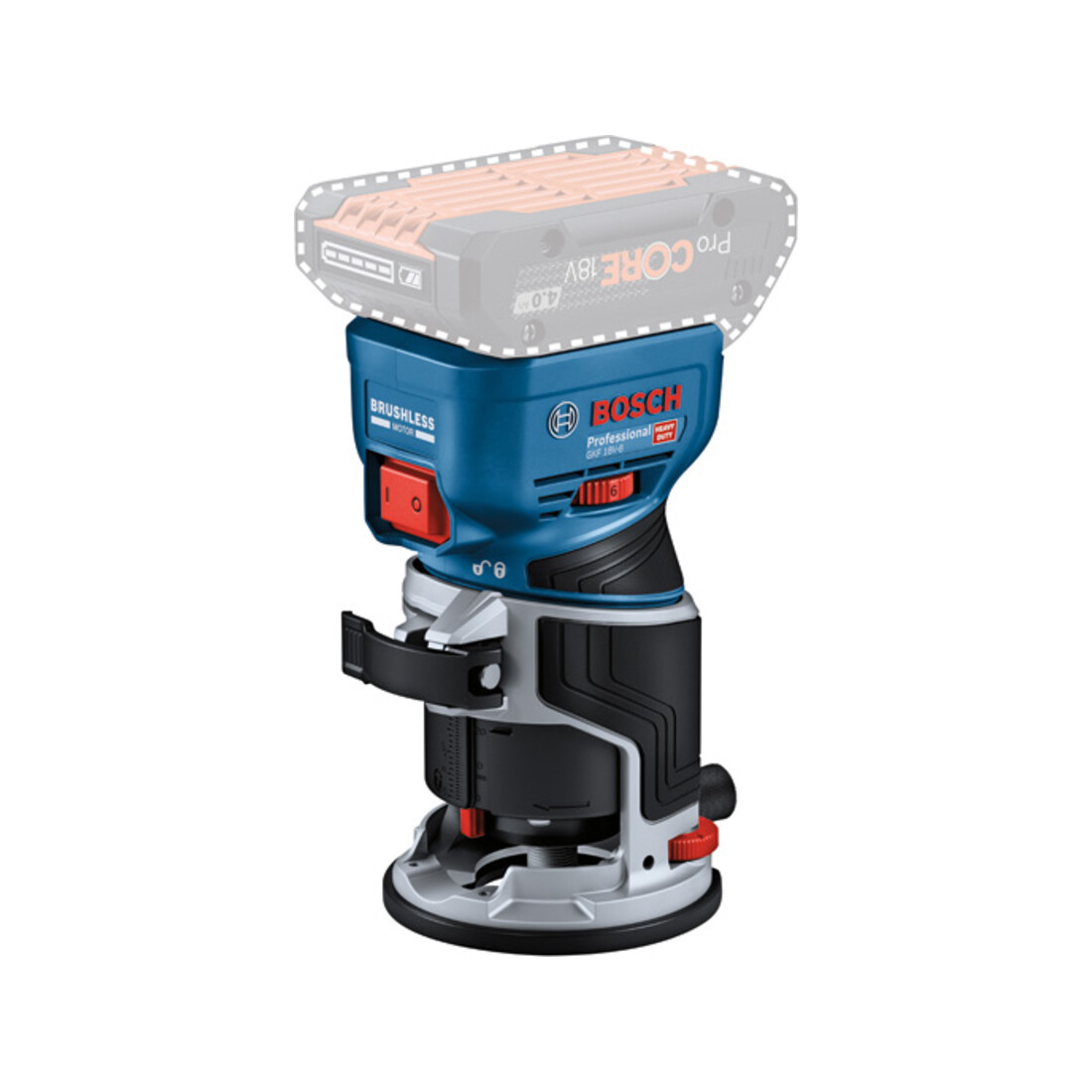 Bosch Défonceuse sans fil GKF 18V-8