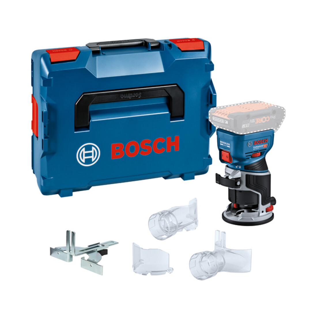 Bosch Défonceuse sans fil GKF 18V-8 dans L-BOXX 136