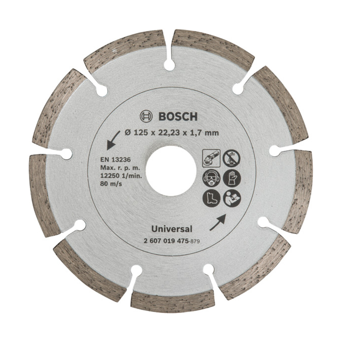 Bosch Diamanttrennscheibe für Baumaterialien
