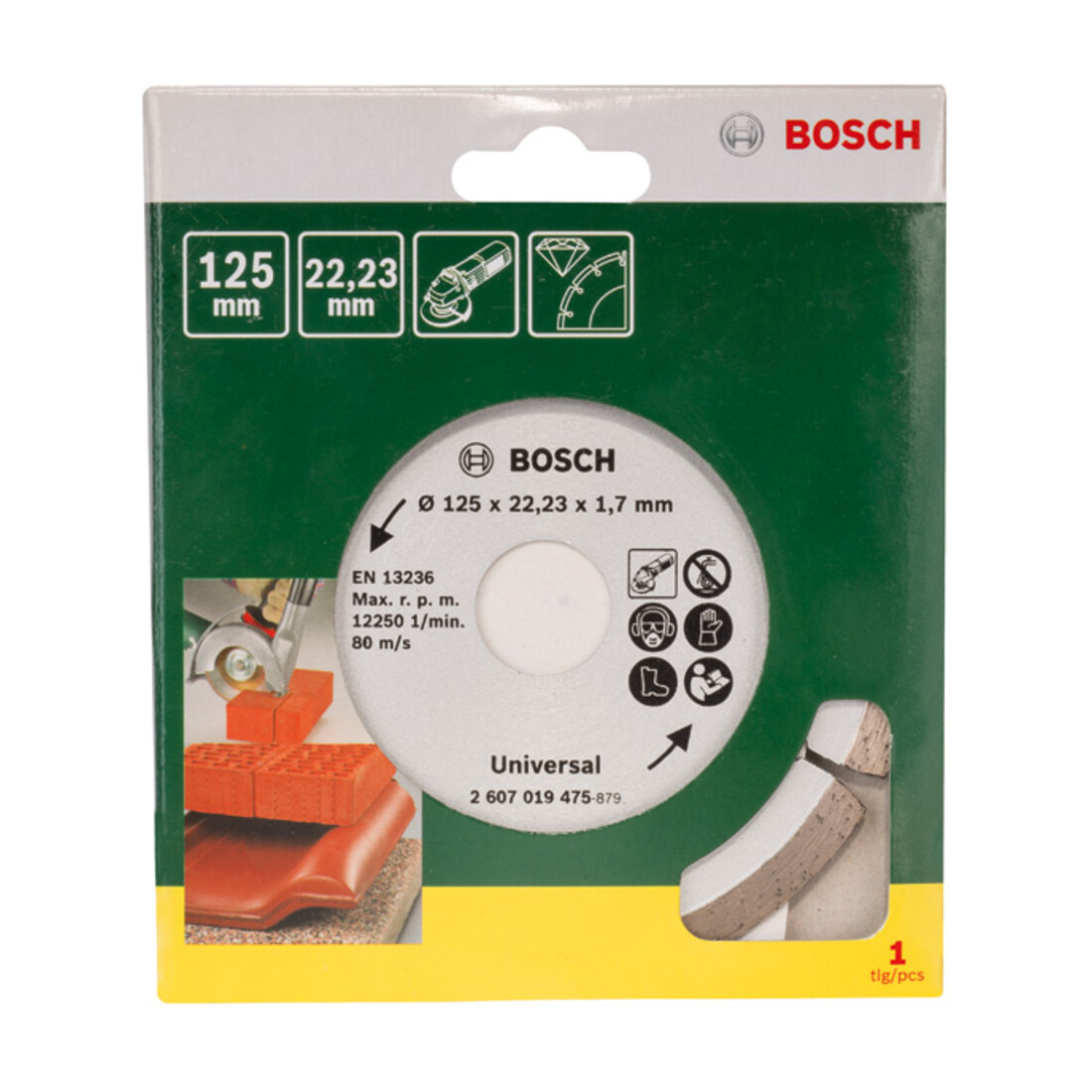 Bosch Diamanttrennscheibe für Baumaterialien