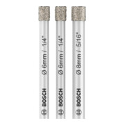 Bosch Diamantbohrer-Set Expert for Ceramic (6, 6, 8 mm)
