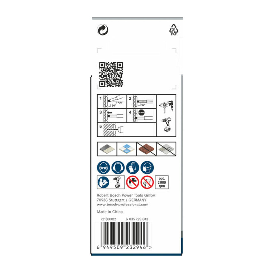 Bosch Diamantbohrer-Set Expert for Ceramic (6, 6, 8 mm)