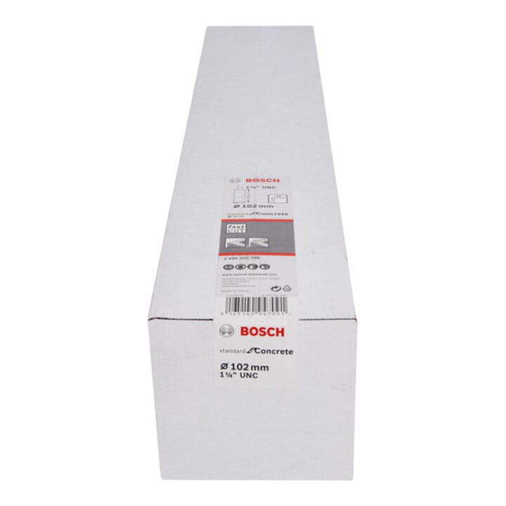 Bosch Diamantbohrkrone Standard for Concrete 1 1/4" UNC 102 mm 450 mm 9, 10 mm