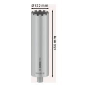 Bosch Diamantbohrkrone Standard for Concrete 1 1/4" UNC 132 mm 450 mm 11 10 mm-4