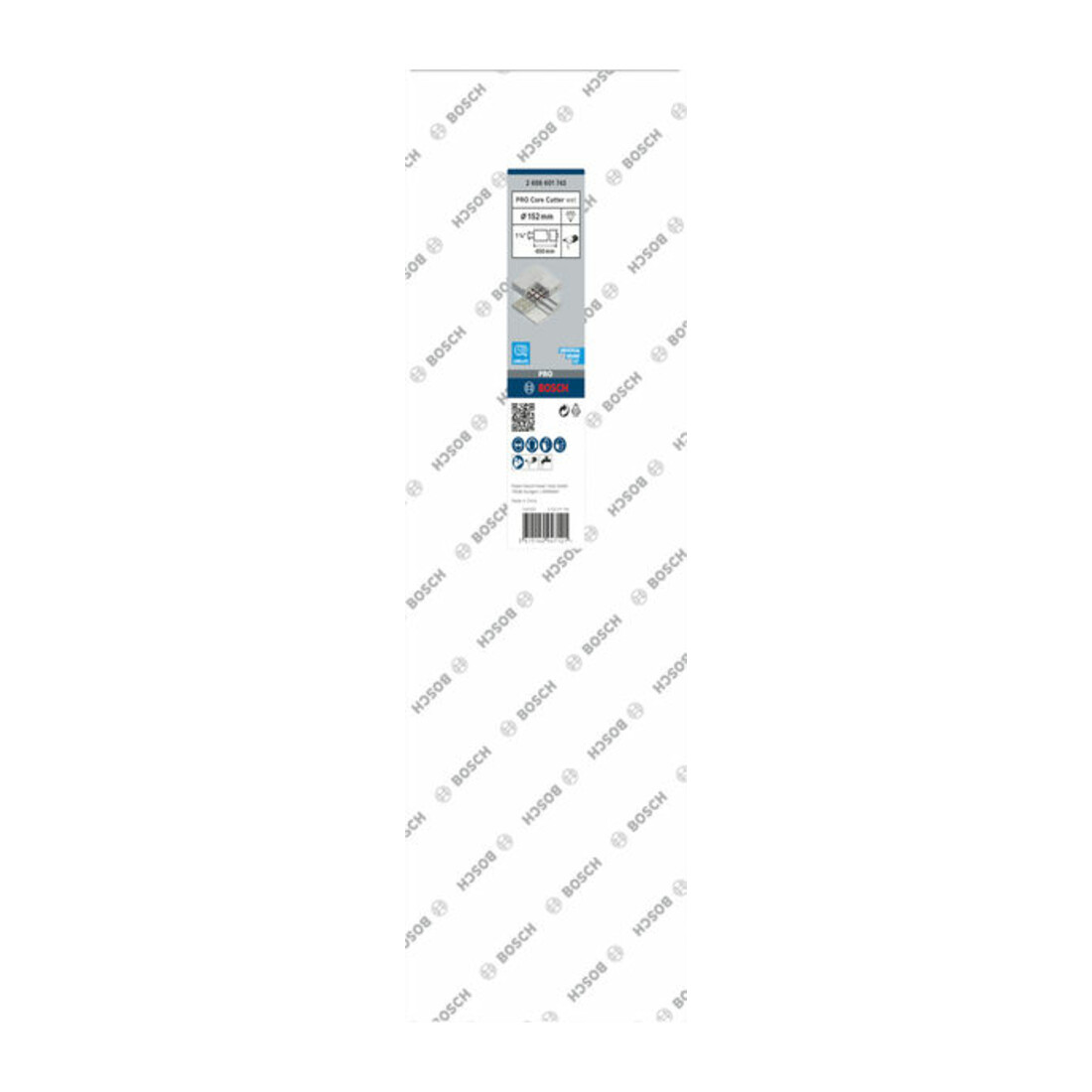 Bosch Diamantbohrkrone Standard for Concrete 1 1/4" UNC 152 mm 450 mm 12 10 mm