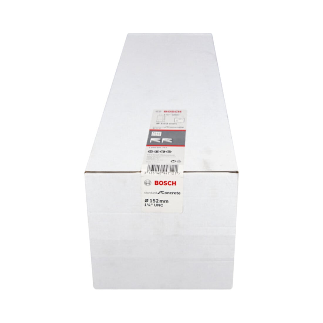 Bosch Diamantbohrkrone Standard for Concrete 1 1/4" UNC 152 mm 450 mm 12 10 mm