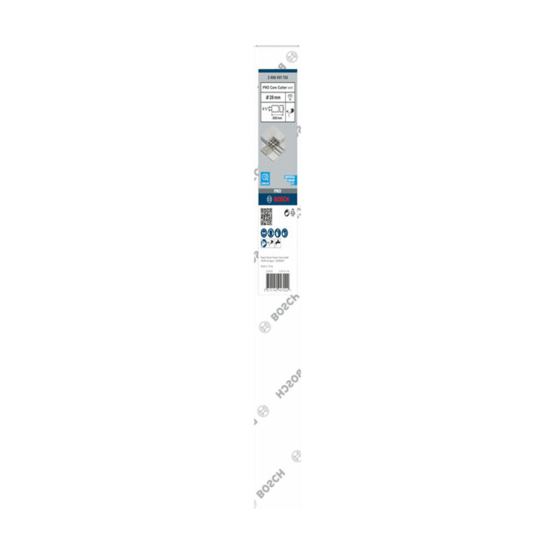 Bosch Diamantbohrkrone Standard for Concrete G 1/2", 28 mm 300 mm 3, 10 mm