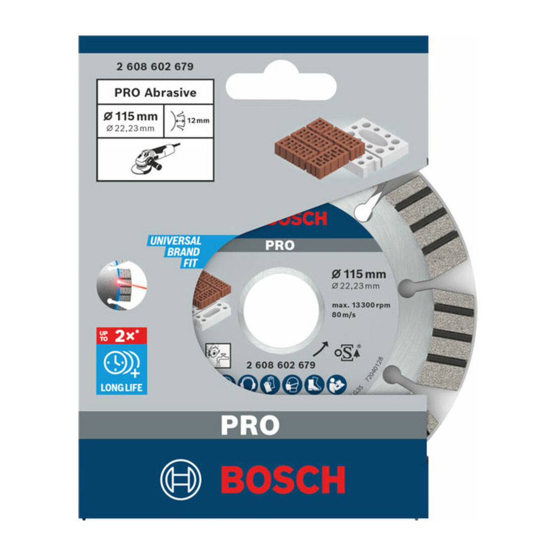Bosch diamantdoorslijpschijf Best for Abrasive 115 x 22,23 x 2,2 x 12 mm