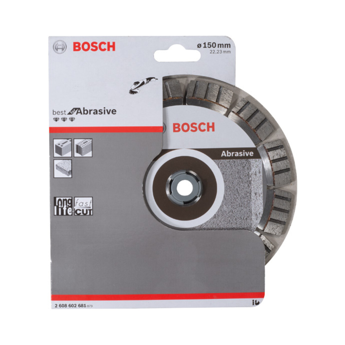 Bosch diamantdoorslijpschijf Best for Abrasive 150 x 22,23 x 2,4 x 12 mm
