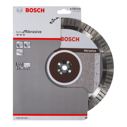 Bosch diamantdoorslijpschijf Best for Abrasive 230 x 22,23 x 2,4 x 15 mm
