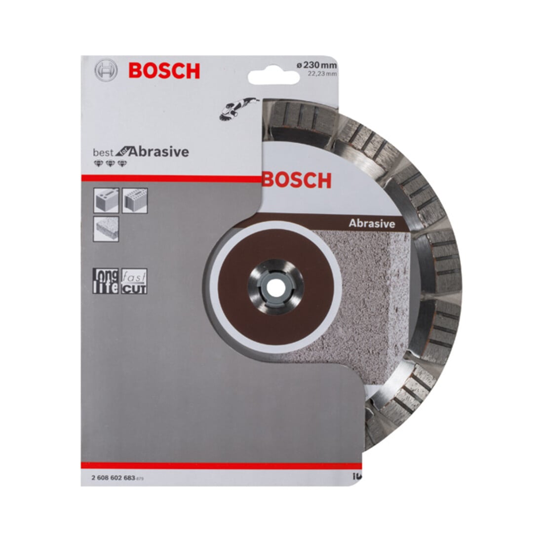 Bosch diamantdoorslijpschijf Best for Abrasive 230 x 22,23 x 2,4 x 15 mm