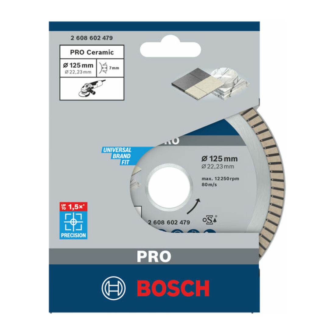 Bosch diamantdoorslijpschijf Best for Ceramic Extra-Clean Turbo