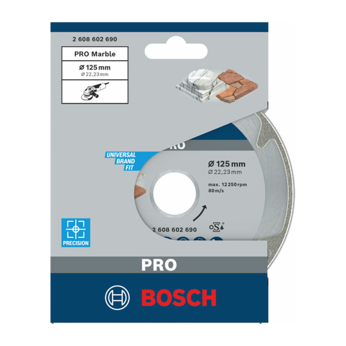 Bosch diamantdoorslijpschijf Best for Marble 125 x 22,23 x 2,2 x 3 mm