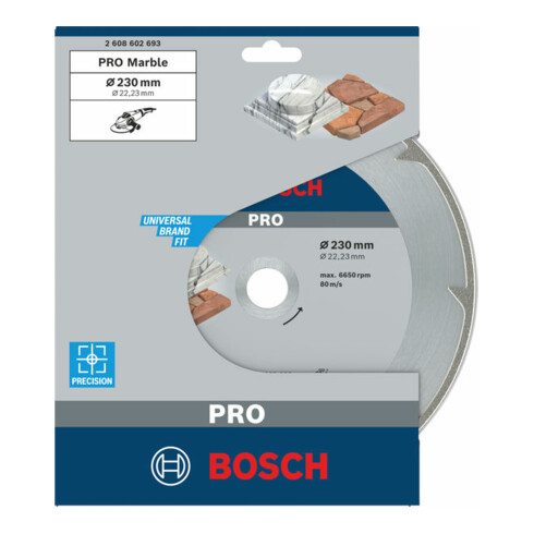 Bosch diamantdoorslijpschijf Best for Marble 230 x 22,23 x 2,2 x 3 mm
