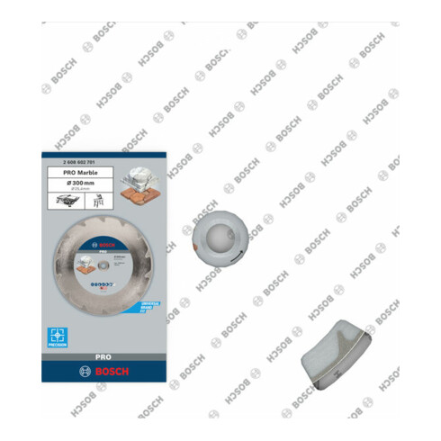 Bosch diamantdoorslijpschijf Best for Marble 300 x 25,40 x 2,6 x 5 mm