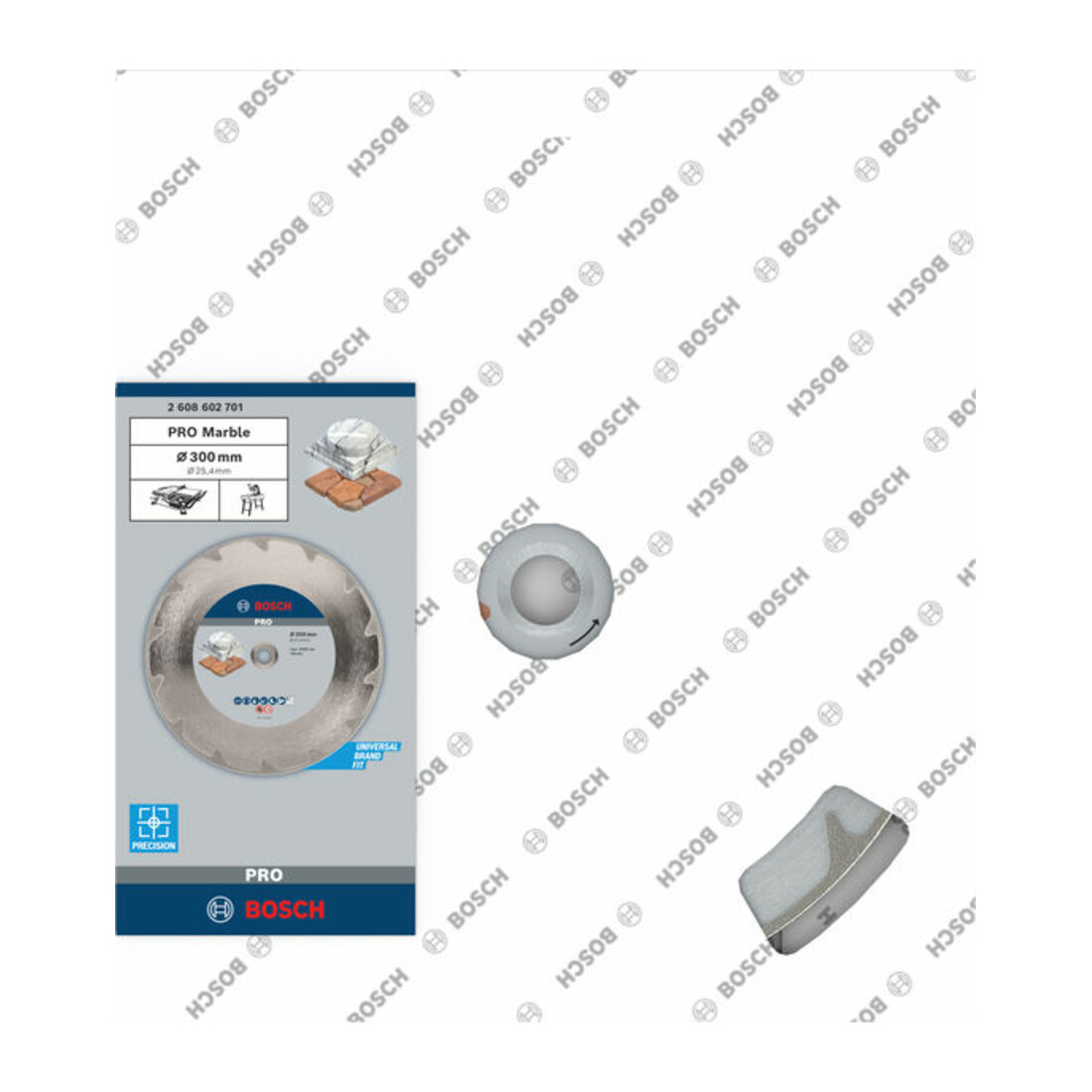 Bosch diamantdoorslijpschijf Best for Marble 300 x 25,40 x 2,6 x 5 mm