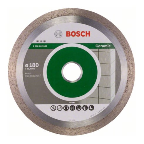 Bosch diamantdoorslijpschijf Best for Ceramic 180 x 25,40 x 2,2 x 10 mm