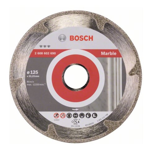 Bosch diamantdoorslijpschijf Best for Marble 125 x 22,23 x 2,2 x 3 mm