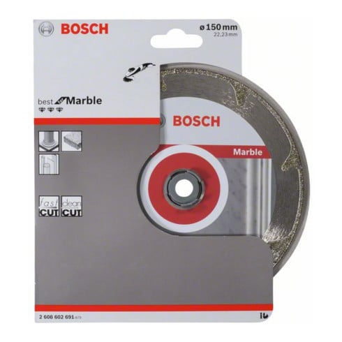 Bosch diamantdoorslijpschijf Best for Marble 150 x 22,23 x 2,2 x 3 mm