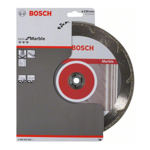 Bosch diamantdoorslijpschijf Best for Marble 230 x 22,23 x 2,2 x 3 mm