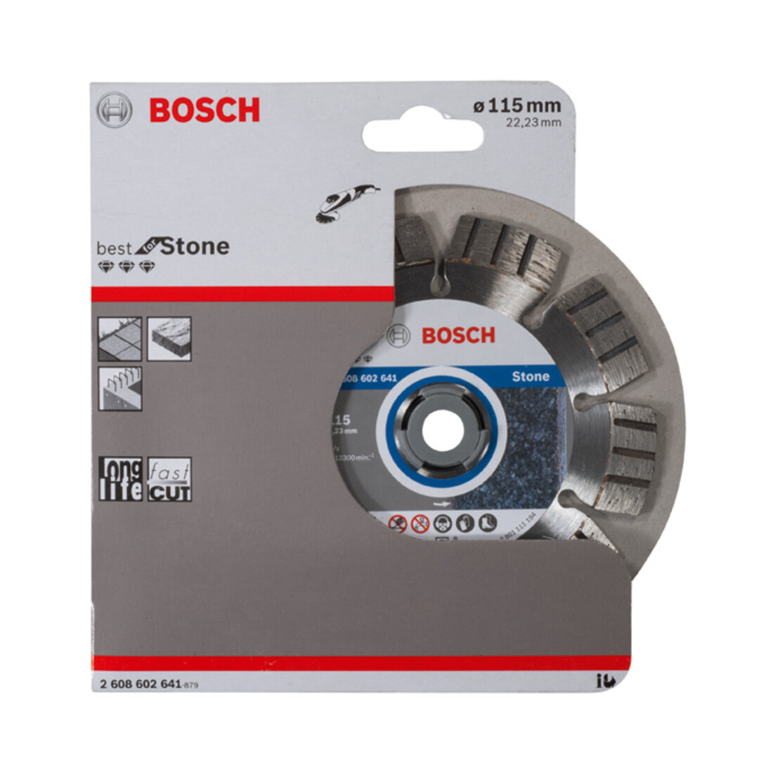 Bosch diamantdoorslijpschijf Best voor steen 115 x 22,23 x 2,2 x 12 mm
