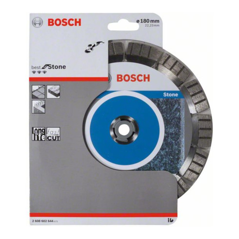 Bosch diamantdoorslijpschijf Best voor steen 180 x 22,23 x 2,4 x 12 mm