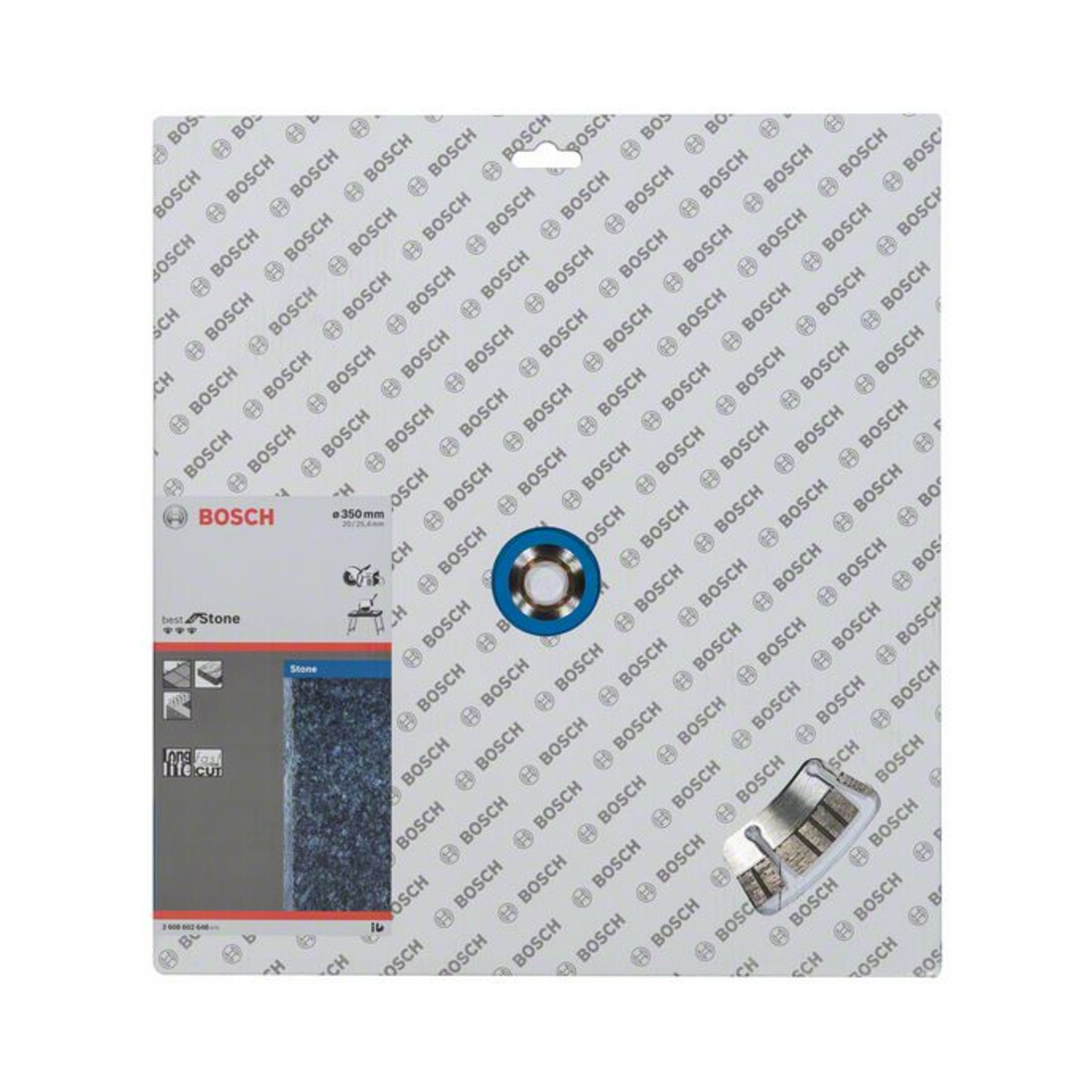 Bosch diamantdoorslijpschijf Best voor steen 350 x 20,00/25,40 x 3,2 x 15 mm