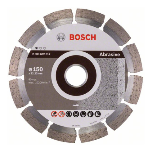 Bosch diamantdoorslijpschijf Standard for Abrasive 150 x 22,23 x 2 x 10 mm