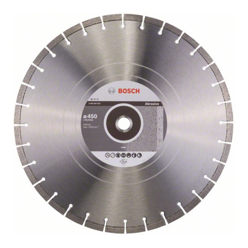 Bosch diamantdoorslijpschijf Standard for Abrasive 450 x 25,40 x 3,6 x 10 mm