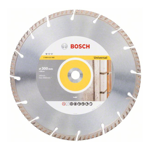 Bosch diamantdoorslijpschijf Standard for Universal 300 x 20 x 3,3 x 10 mm