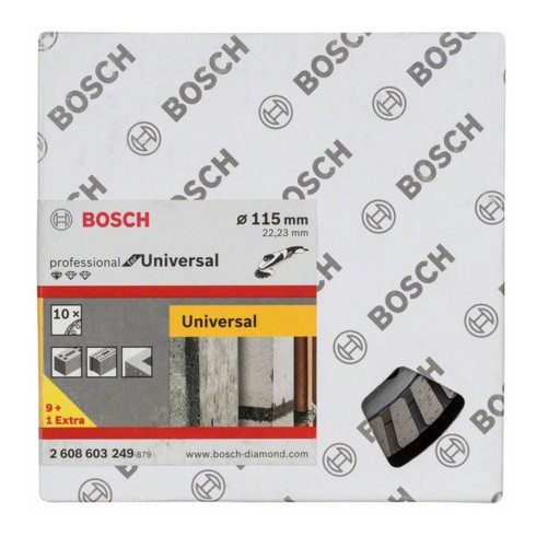 Bosch diamantdoorslijpschijf Standard for Universal Turbo 115x22,23x2x10 mm