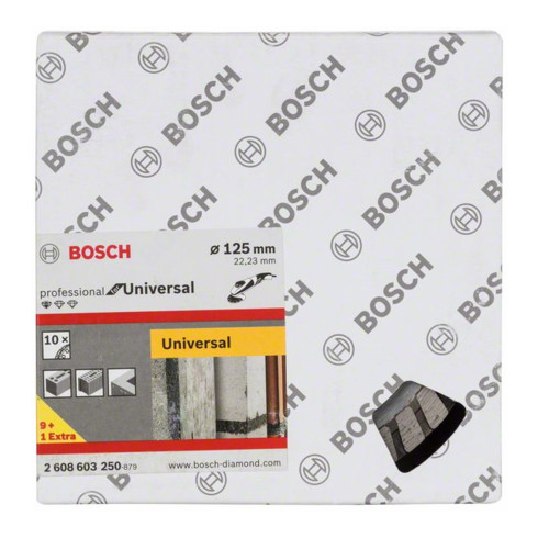 Bosch diamantdoorslijpschijf Standard for Universal Turbo 125x22,23x2x10 mm