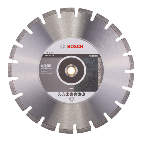Bosch diamantdoorslijpschijf Standard for Asphalt 350 x 20,00/25,40 x 3,2 x 8 mm