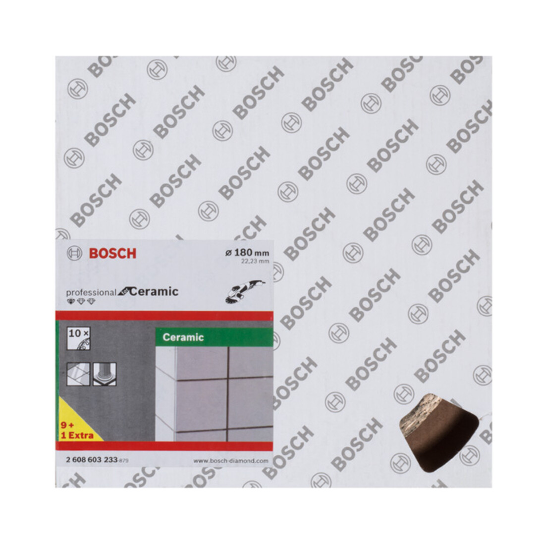 Bosch diamantdoorslijpschijf Standard for Ceramic 180 x 22,23 x 1,6 x 7 mm