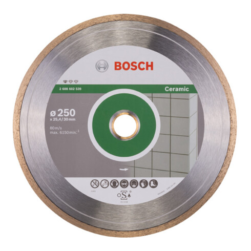 Bosch diamantdoorslijpschijf Standard for Ceramic 250 x 30 + 25,40 x 1,6 x 7 mm