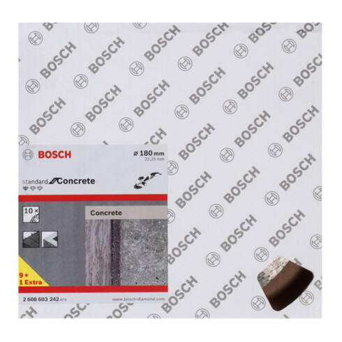 Bosch diamantdoorslijpschijf Standard for Concrete 180 x 22,23 x 2 x 10 mm