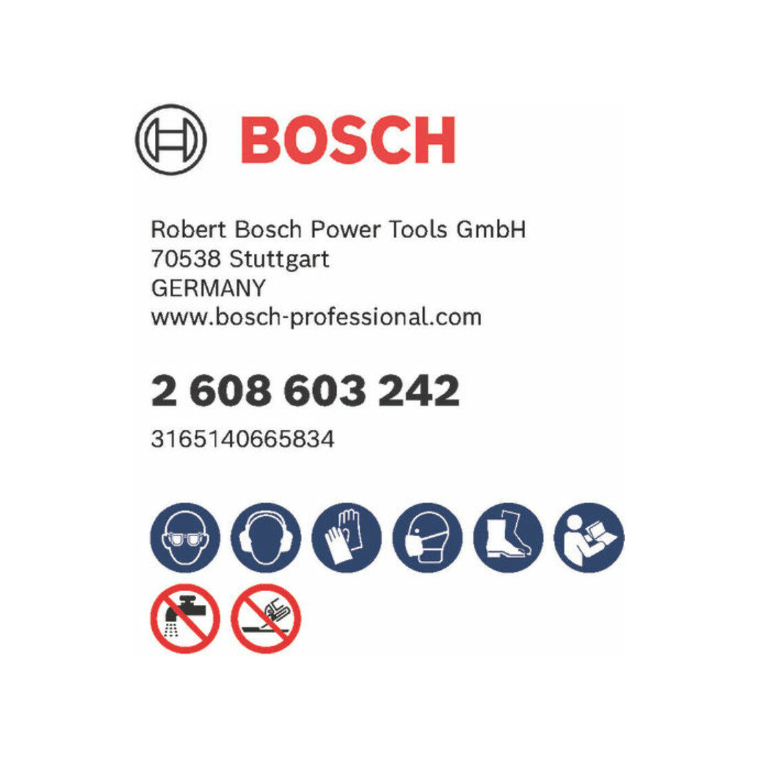 Bosch diamantdoorslijpschijf Standard for Concrete 180 x 22,23 x 2 x 10 mm