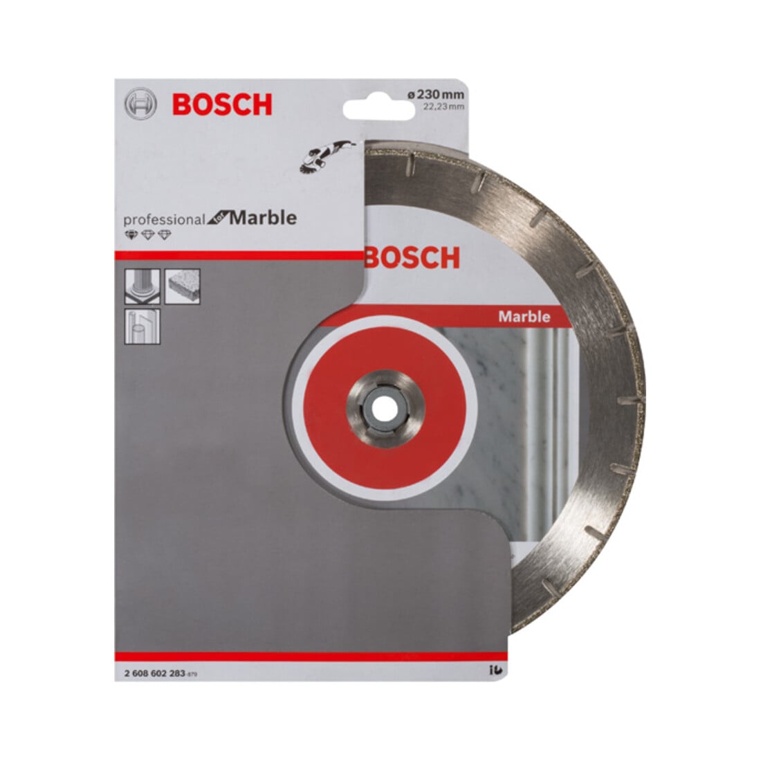 Bosch diamantdoorslijpschijf Standard for Marble 230 x 22,23 x 2,8 x 3 mm